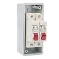 thumbnail image 3 of Distribution Box with Breaker Box, MCB C Type 2 Way AC 230V 400V IP65 Waterproof Electrical Boxes, 3 of 8