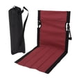 thumbnail image 3 of Tumbona de playa para exteriores, asiento de suelo, silla plegable ligera para barbacoas, viajes por carretera Rojo, 3 of 9