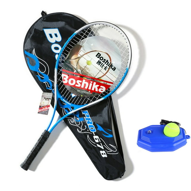 Aluminum Alloy Tennis Racket Lightweight Shockproof Tennis Racquet with Training Tennis Carry Bag and Tennis Grip