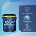 thumbnail image 2 of Master Luxury 3X Premium 100% Acrylic Paint Primer and One Coat Coverage Flat White 1 Gal, 2 of 5