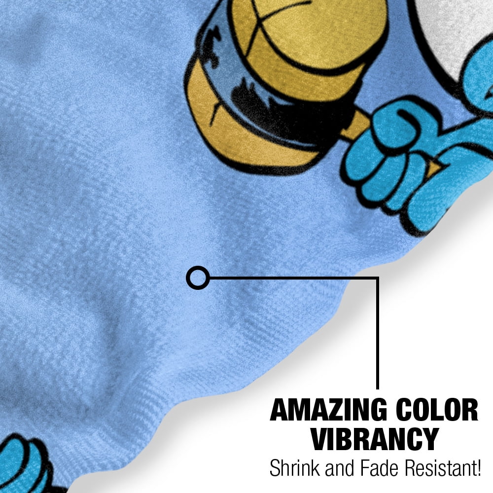 The Smurfs Beach Towel, 30'x60' Smurfs All Over Beach Towel