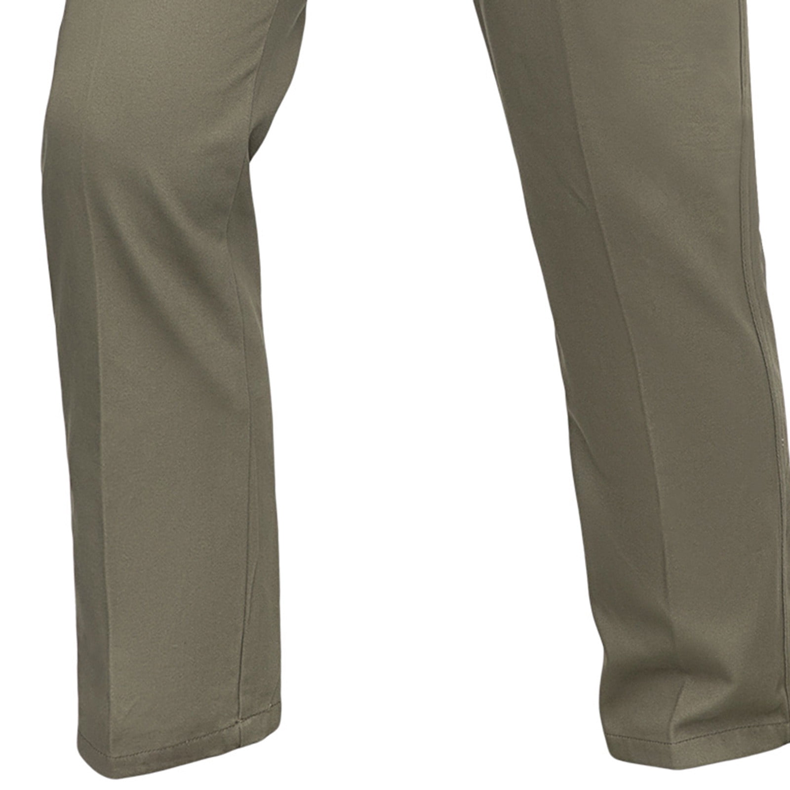 kosheko Men's Outdoor Straight Leg Pants, Front Slant Pockets with Slim Fit, Lightweight Fabric for trail walking hiking Green XXXL