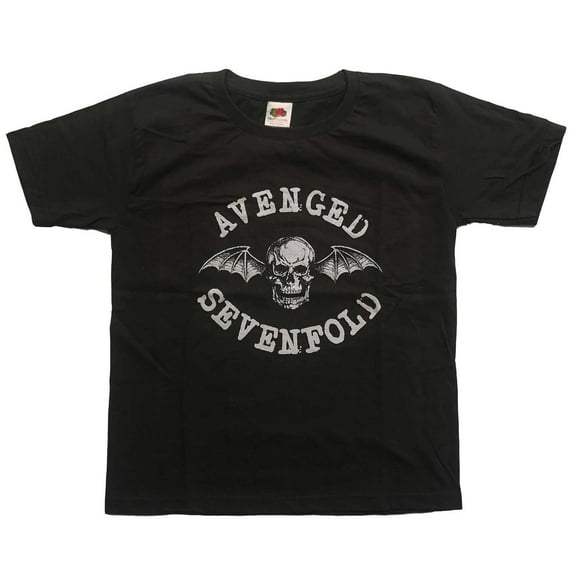 Avenged Sevenfold Kids T-Shirt: Classic Deathbat (11-12 Years)