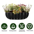 thumbnail image 4 of Haofy 3PCS Felt Basket Liner Set, Breathable for Hanging Planters, Window Boxes, Garden Fence, 4 of 7
