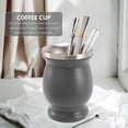thumbnail image 5 of Double-Wall Stainless Yerba Mate Gourd Tea Cup Set Coffee Water Cup with 2 Bombillas Straws Spoon&Cl, 5 of 5