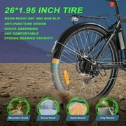 ZNH 500W Electric Bike for Adults - 26 Mountain eBike /Removable 374Wh Battery, 20MPH, 21-Speed & UL2849 Certified，Black
