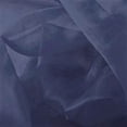 thumbnail image 3 of 1 piece S18 luxury straight sheer faux silk window curtain valance for kitchen bathroom décor with rod pocket navy blue color 55" wide X 18" long, 3 of 3