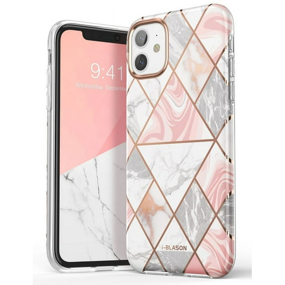 i-Blason Cosmo Lite Series Case for iPhone 11 (2019) , Premium Hybrid Slim Protective Bumper Case with Camera Protection, Marble, 6.1"