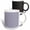 Multicolor, variant on 3drose, Purple and White Chevron, 15oz Mug