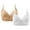A White, variant on Paiwinds 2-Piece Women's Printed Wireless Bra Set - Plus Size Comfortable Breathable Push Up No Underwire Bra for Everyday Wear, Multiple Colors, Sizes XS-4XL
