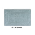 thumbnail image 5 of Better Trends 20" x 20" U-Shape Toilet Rug, 100% Cotton Tufted Bathroom Rug, Contour Mat, Water Absorbent, Reversible , Machine Wash Silver Lux Collection, 5 of 6