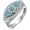 8, variant on 925 Sterling Silver Evil Eyes Ring Vintage Turquoise Evil Eyes Turkish Ring for Women Birthday Gifts(3.5-12)