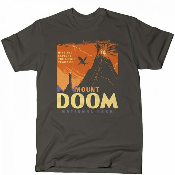 Lord of The Rings T-Shirt Parc National de Mount Doom - Grand