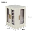 thumbnail image 3 of Joyero organizador marfil giratorio 360° multiusos PERFECT SPACE., 3 of 3