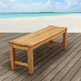 thumbnail image 3 of International Home Banc Extérieur en Teck Amazonia en Brun, 3 of 3