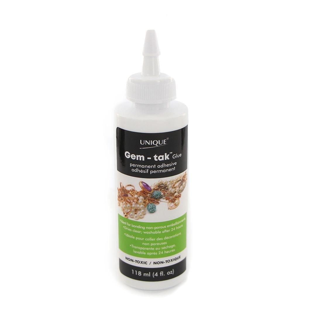 HI-TAK Gem-Tak Glue, Permanent Adhesive - 118ml (4 fl. oz)
