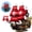Red, variant on Pirates Ship Model Building Blocks Kits, MOC Large Black Pearl Sailboat Model Construction Set to Build, Gift for Age 14+/Adults Collections Enthusiasts (3180+ Pieces)