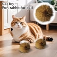 thumbnail image 7 of Soft Rabbit Fur Catnip Balls, Fluffy Faux Fur Cat Toys for Indoor Play, Washable & Fun to Chase for Exercise and Bonding (1pcs), 7 of 7