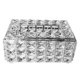 thumbnail image 1 of Caja de pañuelos de cristal yuxing estilo europeo para inodoro hogar guardar servilletas color plateado, 1 of 5