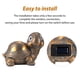 thumbnail image 4 of Bewildely Solar Garden Lawn Tortoise Light Lámpara de camino impermeable para patio Patio Decoración del hogar Iluminación y accesorios No.2 Bewildely HA027213-02, 4 of 6