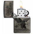 thumbnail image 4 of Zippo Harley-Davidson Eagle Photo Image 360? High Polish Black Pocket Lighter, 4 of 7