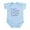 Sky Blue, variant on CafePress - Im A Little Big Sister Body Suit - Baby Light Bodysuit, Size Newborn - 24 Months