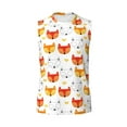 thumbnail image 6 of Picia Cute Fox with Heart mens Cotton Tank Undershirts , Moisture-wicking Ribbed Tanks, Lightweight Cotton Tank Undershirts-3X-Large, 6 of 8