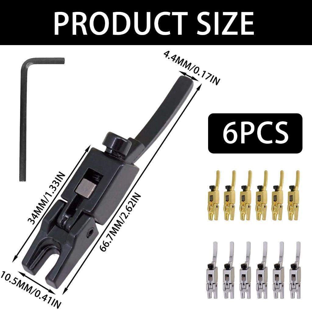 Yihuala Electric Guitar Double Locking Systyem Locked String Saddles for Guitar Tremolo Bridge Guitar Tremolo Bridge Parts