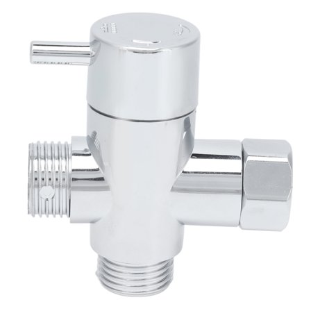 Shower  Diverter Valve, G1/2 Diverter Valve Rustproof  3 Way For Hand Held Showerhead And Fixed Spray