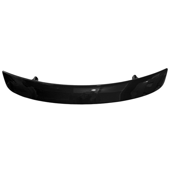 Ikon Motorsports Rear Trunk Spoiler Compatible With 2011-2023 Dodge Charger OE Style Carbon Fiber Print ABS Plastic Car Exterior Rear Spoiler Wing Tail Lid