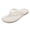 White, variant on Flip Flops for Women Dressy Summer Slip on Slides Lightweight Thong Sandals Comfortable Memory Foam Slippers Brown Size 8.5