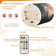 thumbnail image 5 of Yayeee Flameless Candles with Remote Flickering Battery Operated Multi Color Changing, Psychedelic Forest, 5 of 7