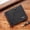 Black, variant on Slim Wallet for Men, Leather Bifold Wallet with Credit Card Slots and Coin Pocket, Thin Minimalist Design for Front Pocket Carry