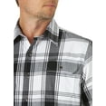 thumbnail image 3 of Wrangler Men's Short Sleeve Plaid Shirt, 3 of 3