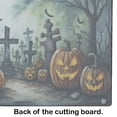 thumbnail image 2 of Graveyard Spooky Halloween Glass Cutting Board Large 12 in x 15 in, 2 of 5
