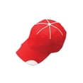 thumbnail image 1 of Casquette en Sergé de Coton à 6 Panneaux - Rouge, 1 of 1