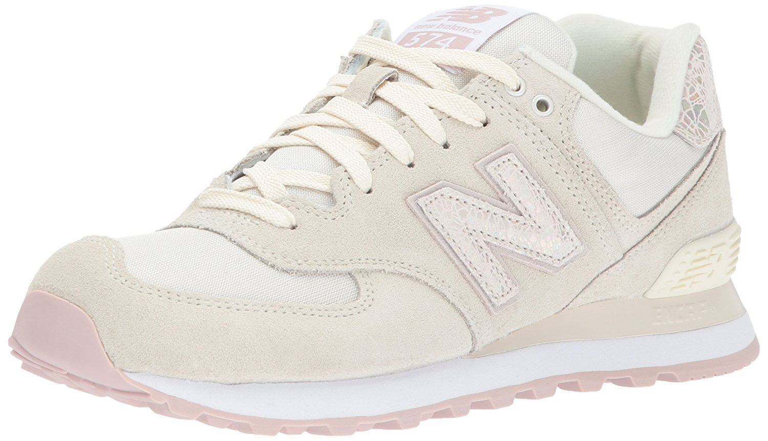 new balance women's 574 shattered pearl casual sneakers from finish line