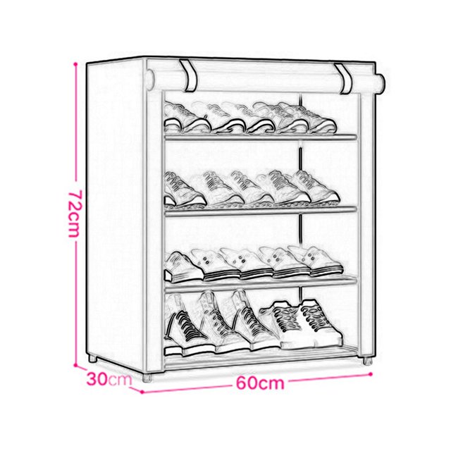 Combination Shoe Rack Dustproof Storage Shoe Cabinet