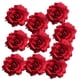 thumbnail image 2 of Cabeza de seda Artificial Yuyangstore 10 piezas 10 cm decoración del hogar rojo, 2 of 8