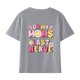 thumbnail image 4 of Ropa QIIBURR para niño pequeño, 5T, para bebé, niño y niña, cómoda, con estampado de color liso, camiseta de algodón de manga corta, ropa para niño pequeño, 3T, ropa para niña pequeña, 5T, regalos, 4 of 5