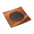 thumbnail image 1 of Tnarru Walnut Wood Teapot Mat Teapot Coaster Tea Accessory Decor Tea Serving Tray Tea Pot Holder for Office Household Indoor Kitchen , Circular, 1 of 8