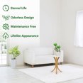 thumbnail image 3 of 2pcs simulation succulents bonsai artificial succulents potted creative small ornaments simulation plants, 3 of 5