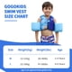 thumbnail image 5 of Chaleco de natación Gogokids con dispositivo de flotación en agua con brazaletes de 15 a 30 kg, 5 of 7