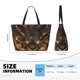 thumbnail image 4 of Fotbe Cool Black Gold Dragon Bolsa de Viaje para Playa - Resistente al Agua, Bolsa Tote de Gran Capacidad y Ligera con 7 Bolsillos para Mujeres y Hombres, 4 of 7