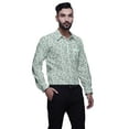 thumbnail image 4 of BESTMAN Slim FitShirtsFor Men Button DownLong Sleeve PrintedShirtsFor Boys, 4 of 5