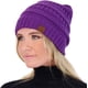 thumbnail image 2 of Market & Layne Beanie Gorro Morado Oscuro Market & Layne Gorro, 2 of 5