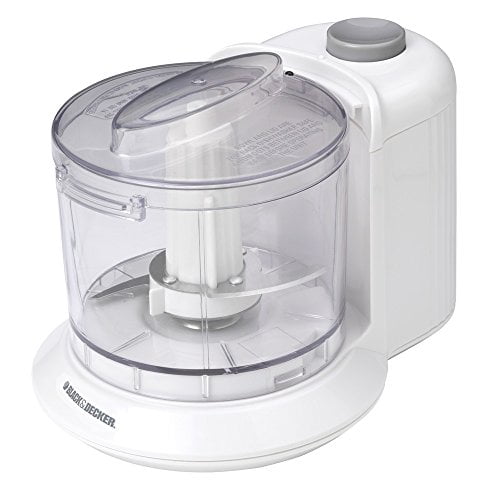 BLACK+DECKER HC306 1.5 Cup Capacity Electric Chopper, White