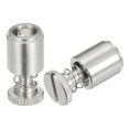 thumbnail image 1 of 2 Pack M6x1x9.5mm Panel Spring Screws, PFC2 Knurled Head Spring Screws, 1 of 5