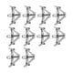 thumbnail image 2 of 10 Pieces Concealed Junction Box Repair Devices Universal 86/116 Type Parts, 2 of 5