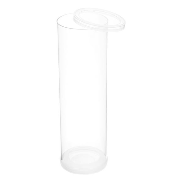 Miangastore Shuttlecocks Storage Magnetic Tube Badminton Ball Holder Case Organizer For Indoor Outdoor Gym Courtyard Education Classes Transparent